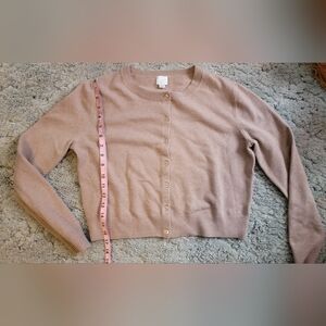 a new day Women's Beige Cardigan Sweater